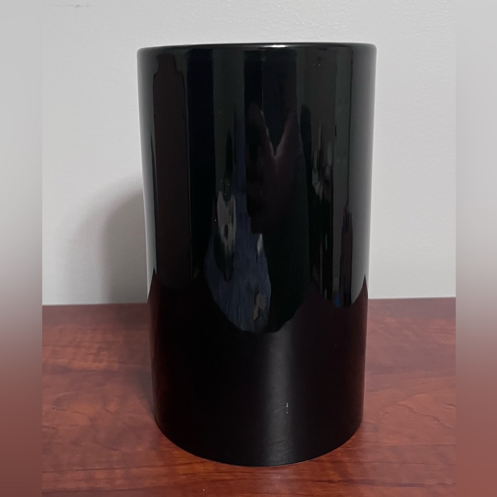 Black Ceramic Vase